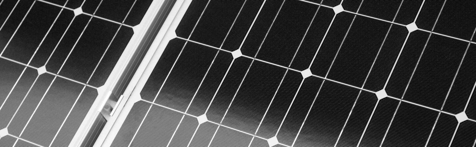 Solar PV panels installed on a roof